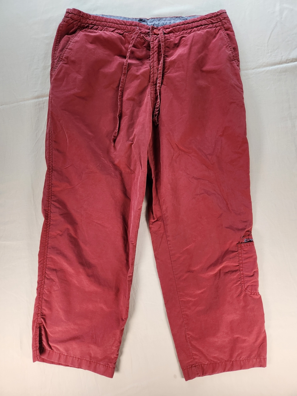 Columbia Women's Casual Capri Pants Size M With Pockets Button/Drawstring